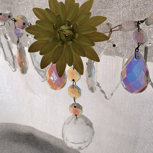 Antique & Vintage Crystal Glass Prism Sun Catcher/Window Ornament - Picture 1 of 6